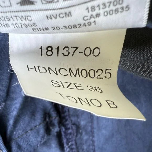 Hudson Jeans Navy Camouflage Cargo Pants - Picture 10 of 14